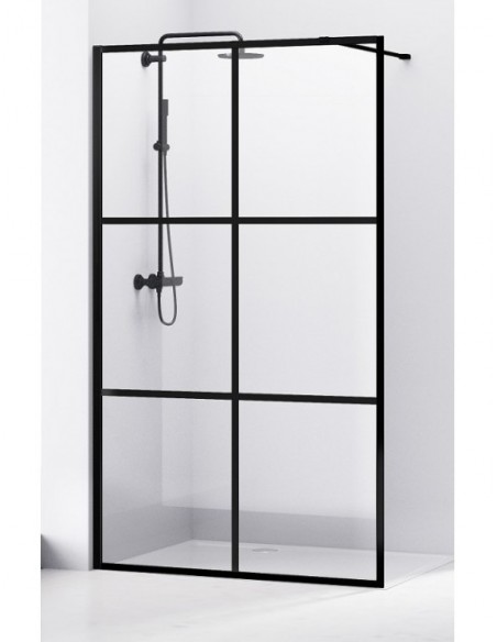 Fix Panel Shower Glass Metal Decor