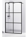 Fix Panel Shower Glass Metal Decor