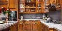 Solid Wood Kitchen Cabinets with Island OBK21-029