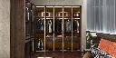 Modern Open Wardrobe with Glass Door OBW21-012