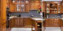 Solid Wood Kitchen Cabinets with Island OBK21-029