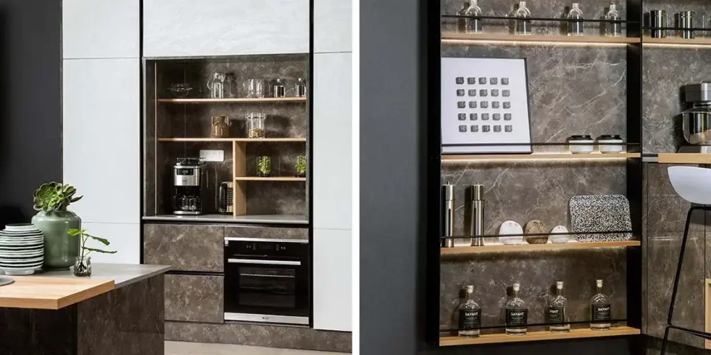 Color Combination Modern Kitchen Cabinets OBK21-014