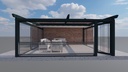 Fabric Motorized Pergola