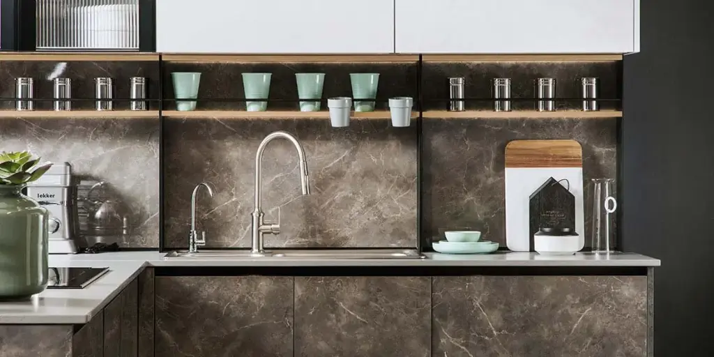 Color Combination Modern Kitchen Cabinets OBK21-014