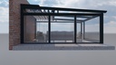 Fabric Motorized Pergola