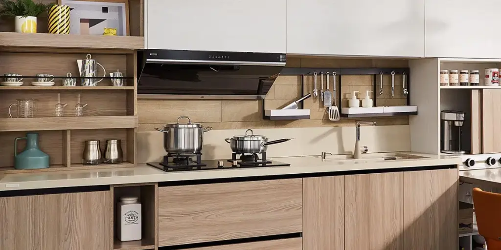 Simple Kitchen Units One Wall Cabinets OBK21-019