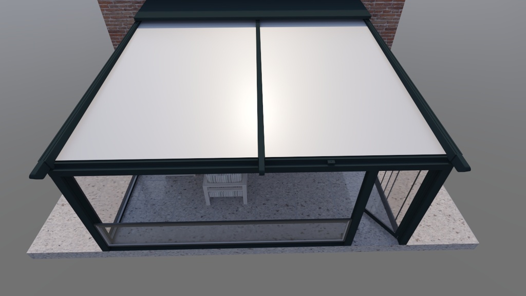Fabric Motorized Pergola