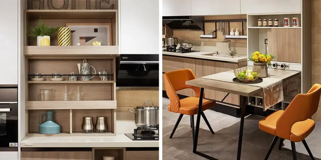 Simple Kitchen Units One Wall Cabinets OBK21-019