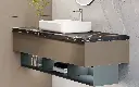 Modern Bathroom Vanity with Toilet Cabinets BLWY23004