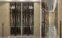 Luxury Walk in Closet with Island OBW23-PVC01