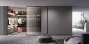Grey Large Master Bedroom Closet Design OBW22-M01
