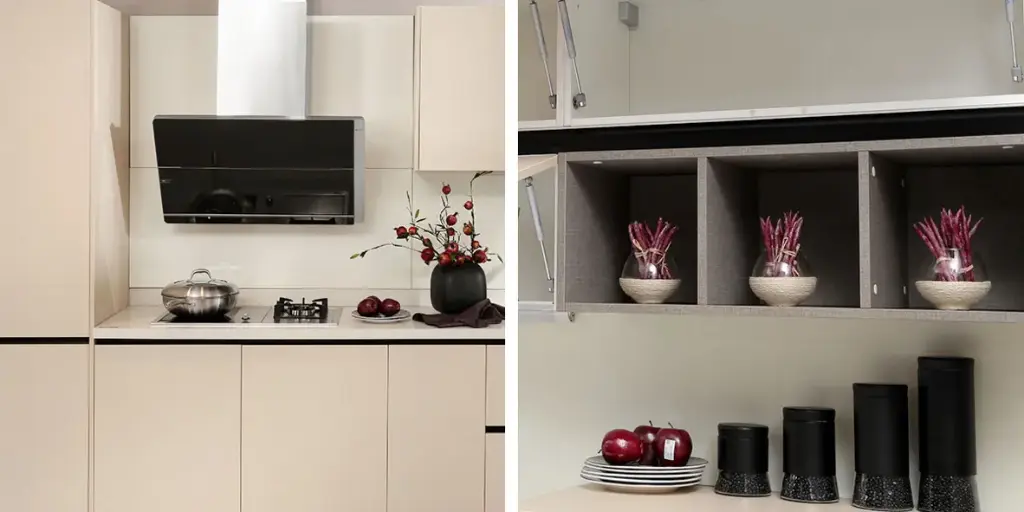 Small Kitchen Cabinets in One Wall Layout OBK21-004