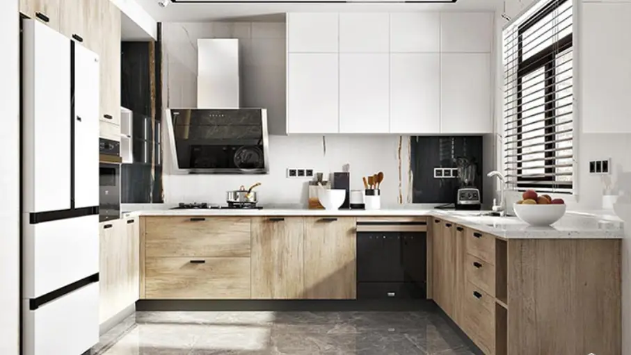 Small Kitchen Units in U Shape OBK22-001