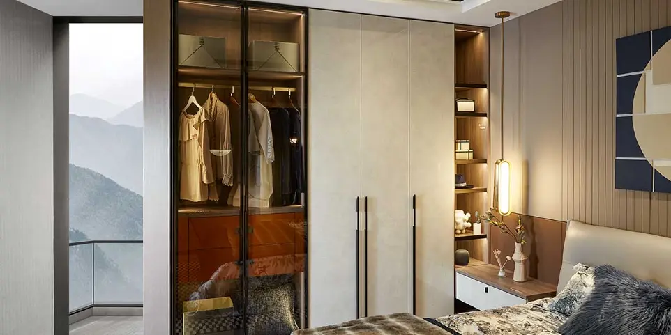 High End Glossy Bedroom Wardrobe BLYP20020-033