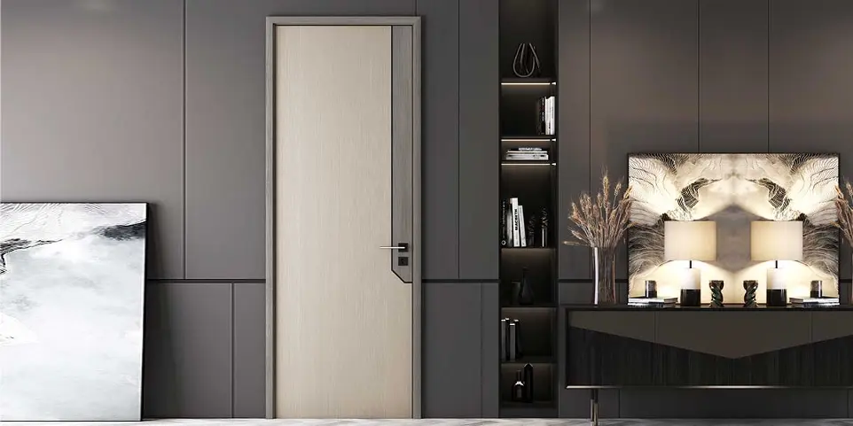 Simple Modern Wood Door Design YDL055D