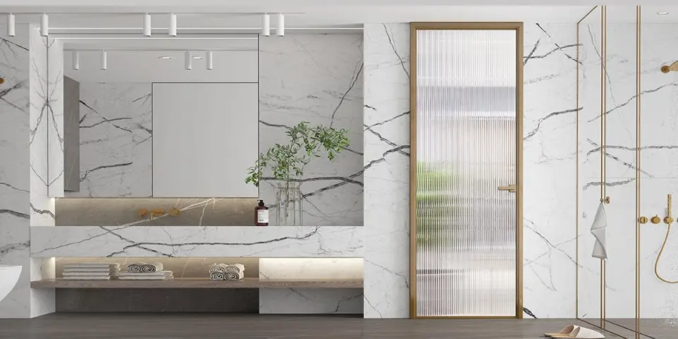 [YDP032D] Single Frosted Glass Door for Bathroom YDP032D