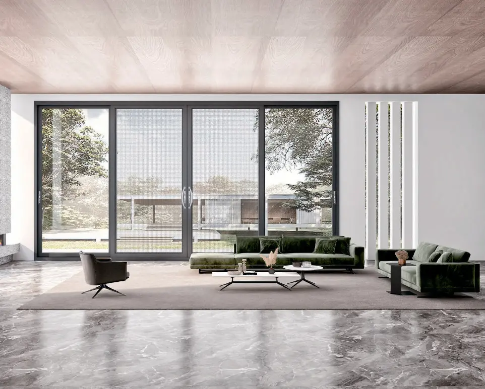 115M/175M Narrow Frame Sliding Glass Door