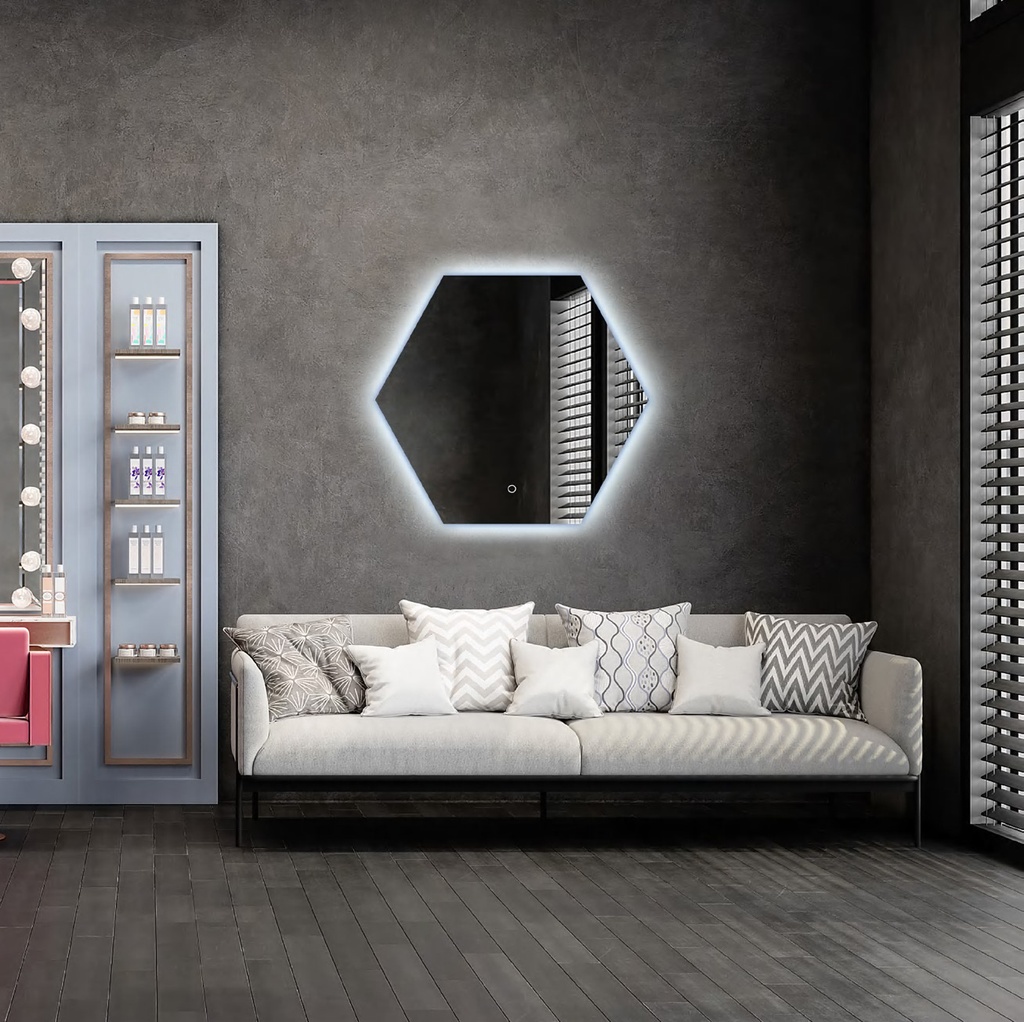 LED Oval Frameless Mirrors