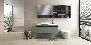 Mint Green Floating Vanity with Vessel Sink BLWY23003