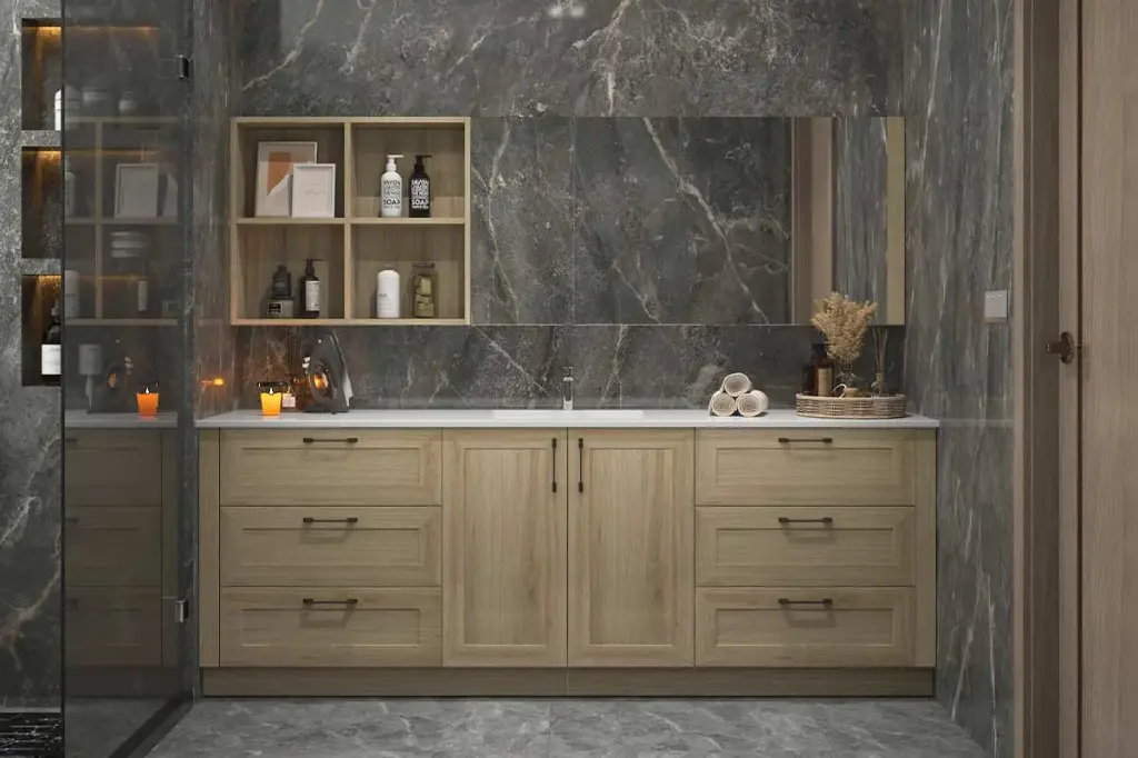 Floor Standing Vanity Units with Basin Shaker Style OBV22-HI