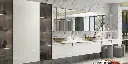 Large Bathroom Vanity With Makeup Table OBV22-DR