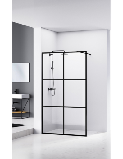 Fix Panel Shower Glass Metal Decor
